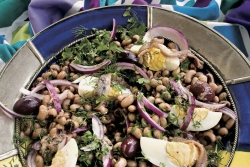 black-eyed bean salad